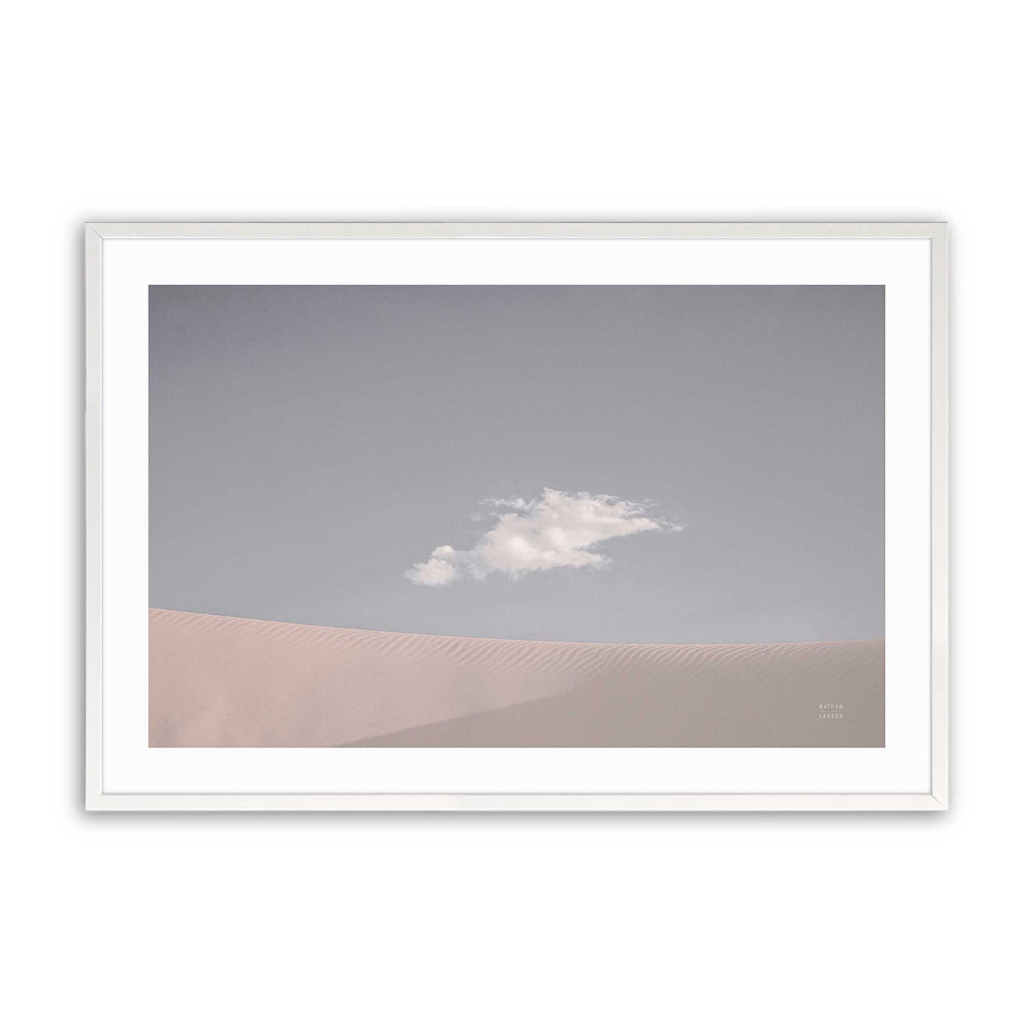 [Color:Opaque White], Picture of art in a Opaque White frame