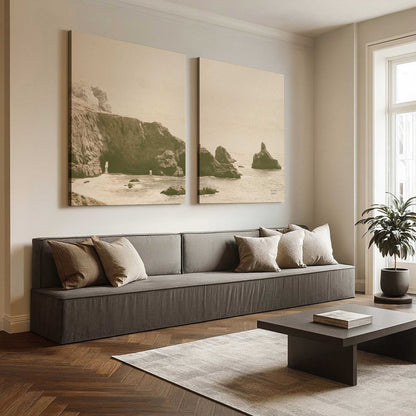 [Color:Stretched Canvas], Picture of art in a room