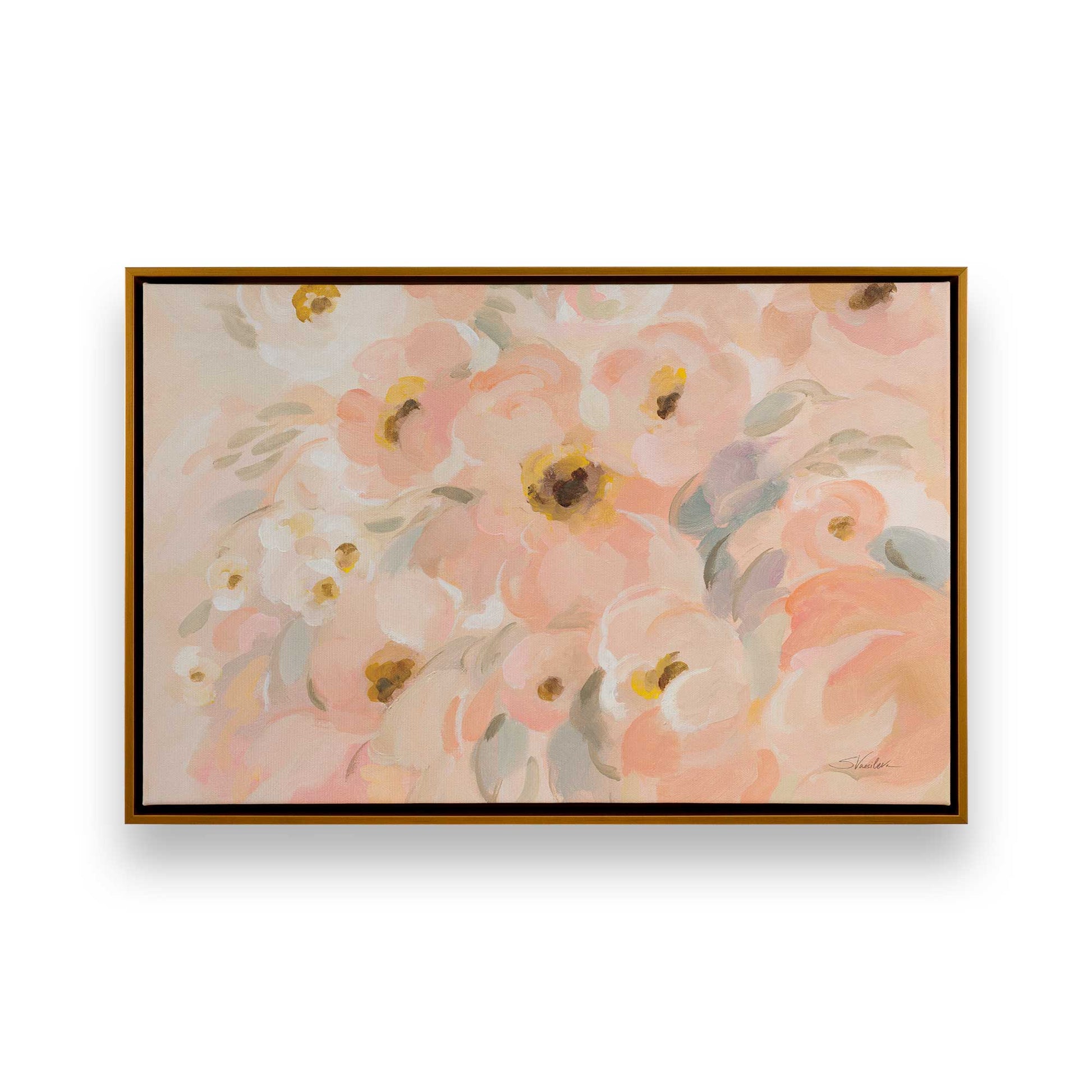 [Color:Polished Gold] Picture of art in a Polished Gold frame