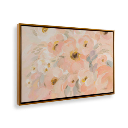 [Color:Polished Gold] Picture of art in a Polished Gold frame at an angle