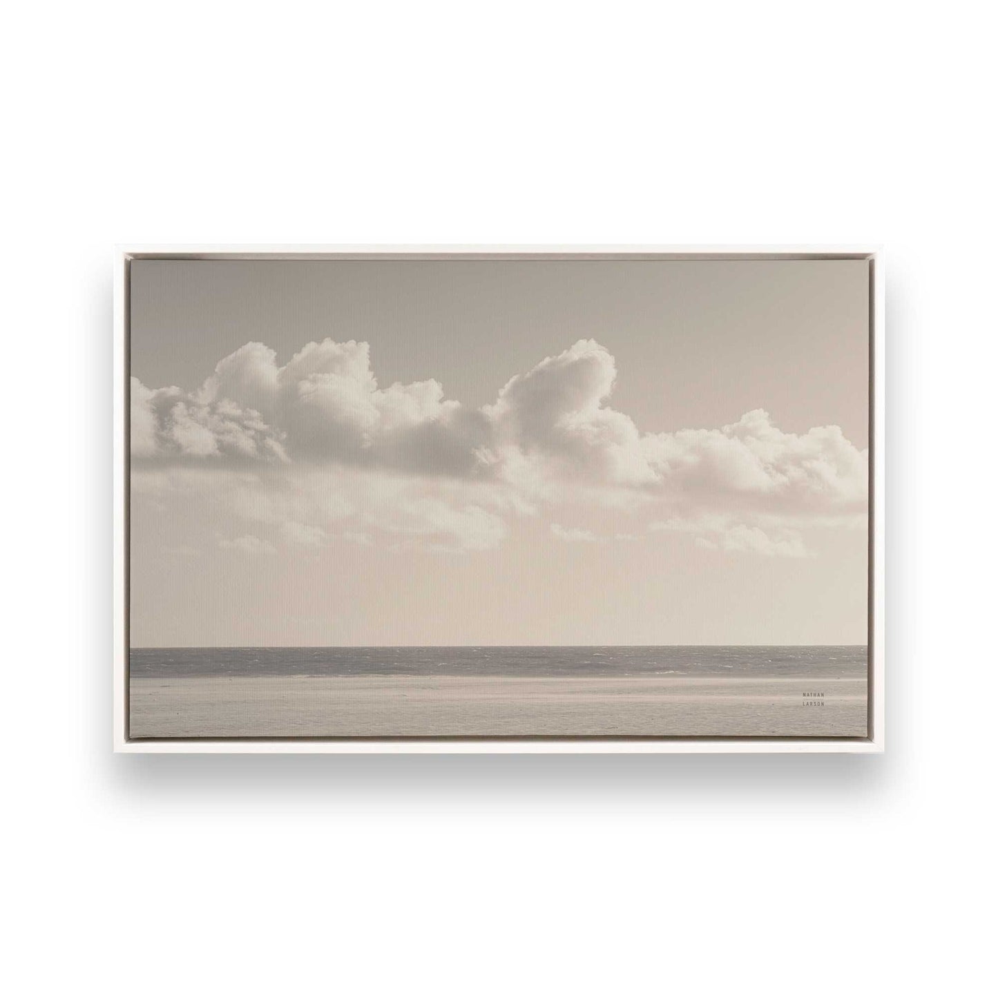 [Color:Opaque White] Picture of art in a White frame