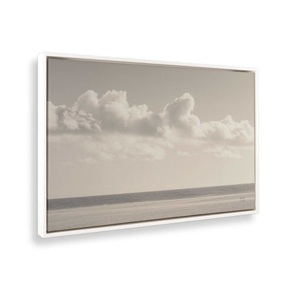 [Color:Opaque White] Picture of art in a White frame at an angle