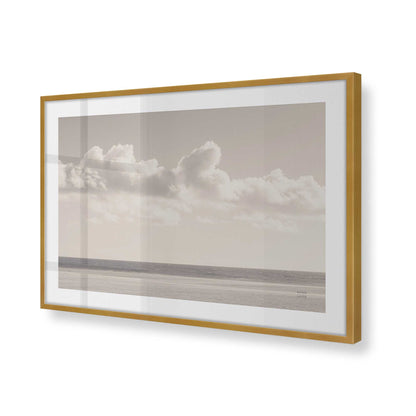 [Color:Polished Gold], Picture of art in a Polished Gold frame at an angle