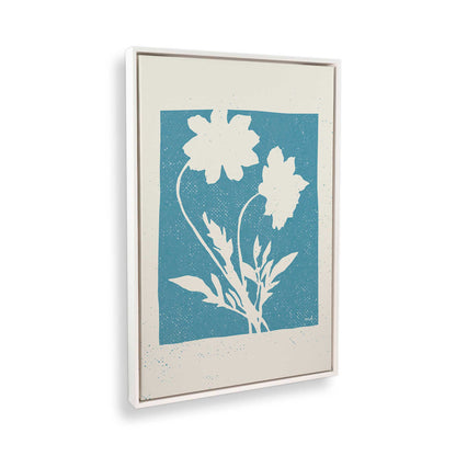 [Color:Opaque White], Picture of art in a White frame at an angle