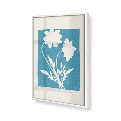 [Color:Opaque White], Picture of art in a Opaque White frame at an angle