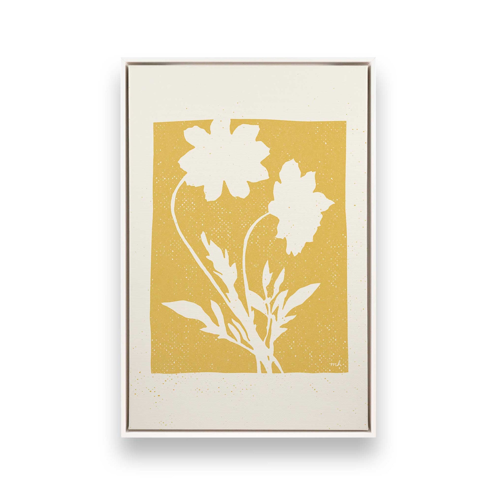 [Color:Opaque White] Picture of art in a White frame