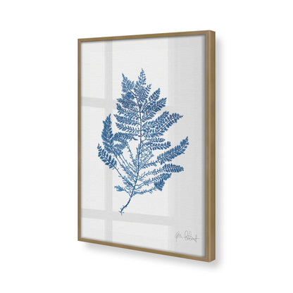 [Color:Brushed Gold], Picture of art in a Brushed Gold frame at an angle