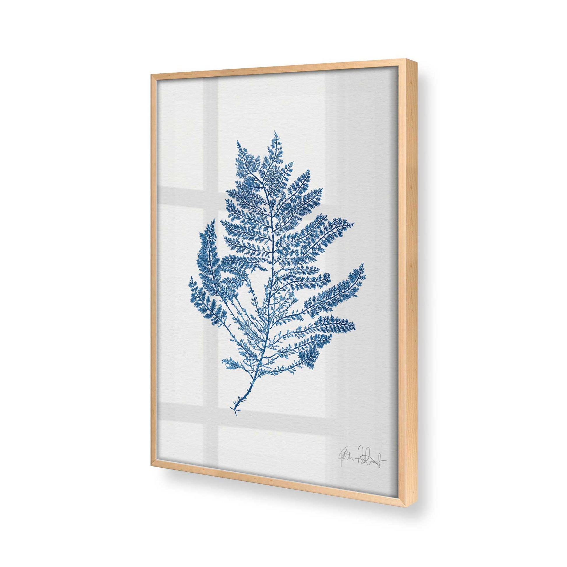 [Color:Raw Maple], Picture of art in a Raw Maple frame at an angle