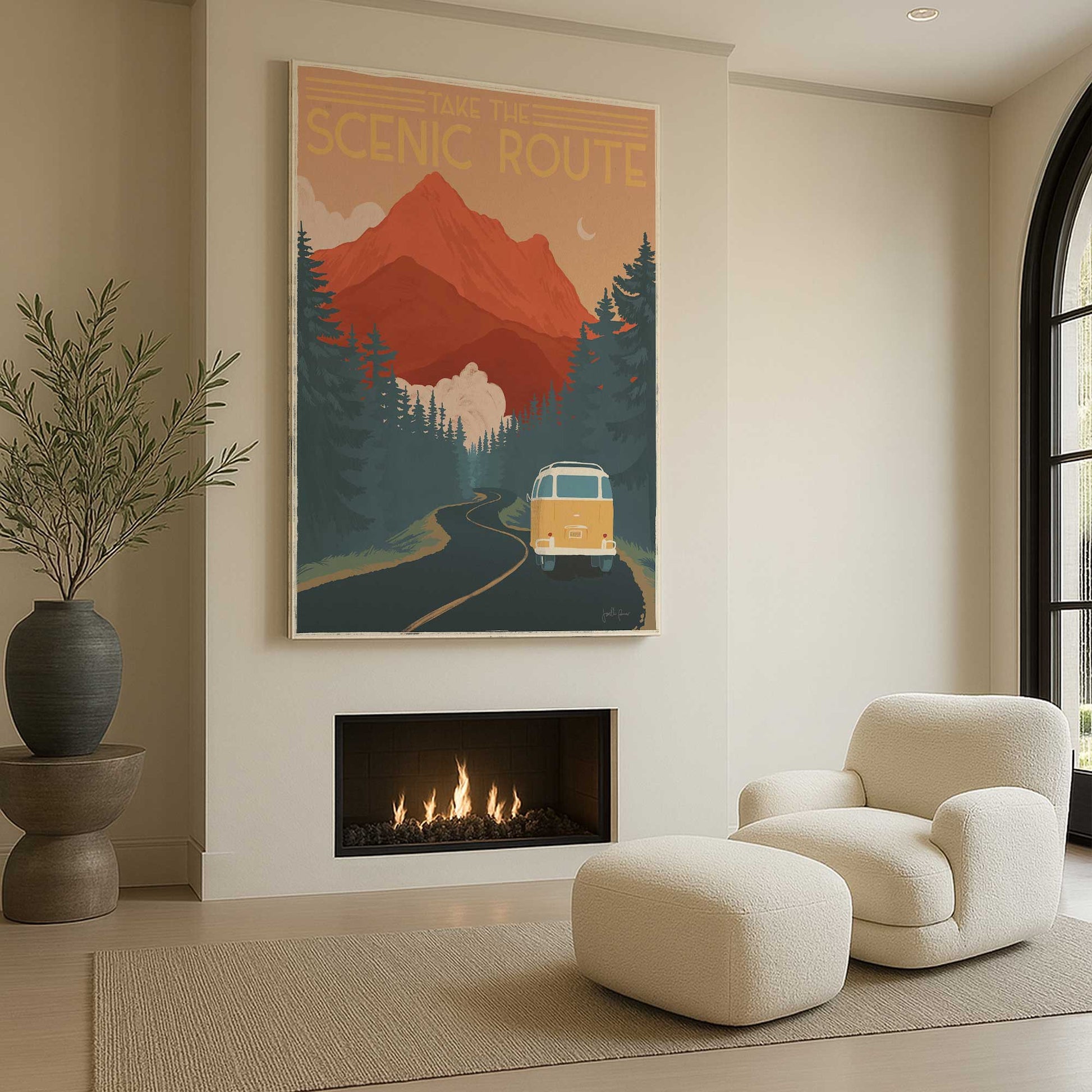 [LIFESTYLE], art hanging in a room