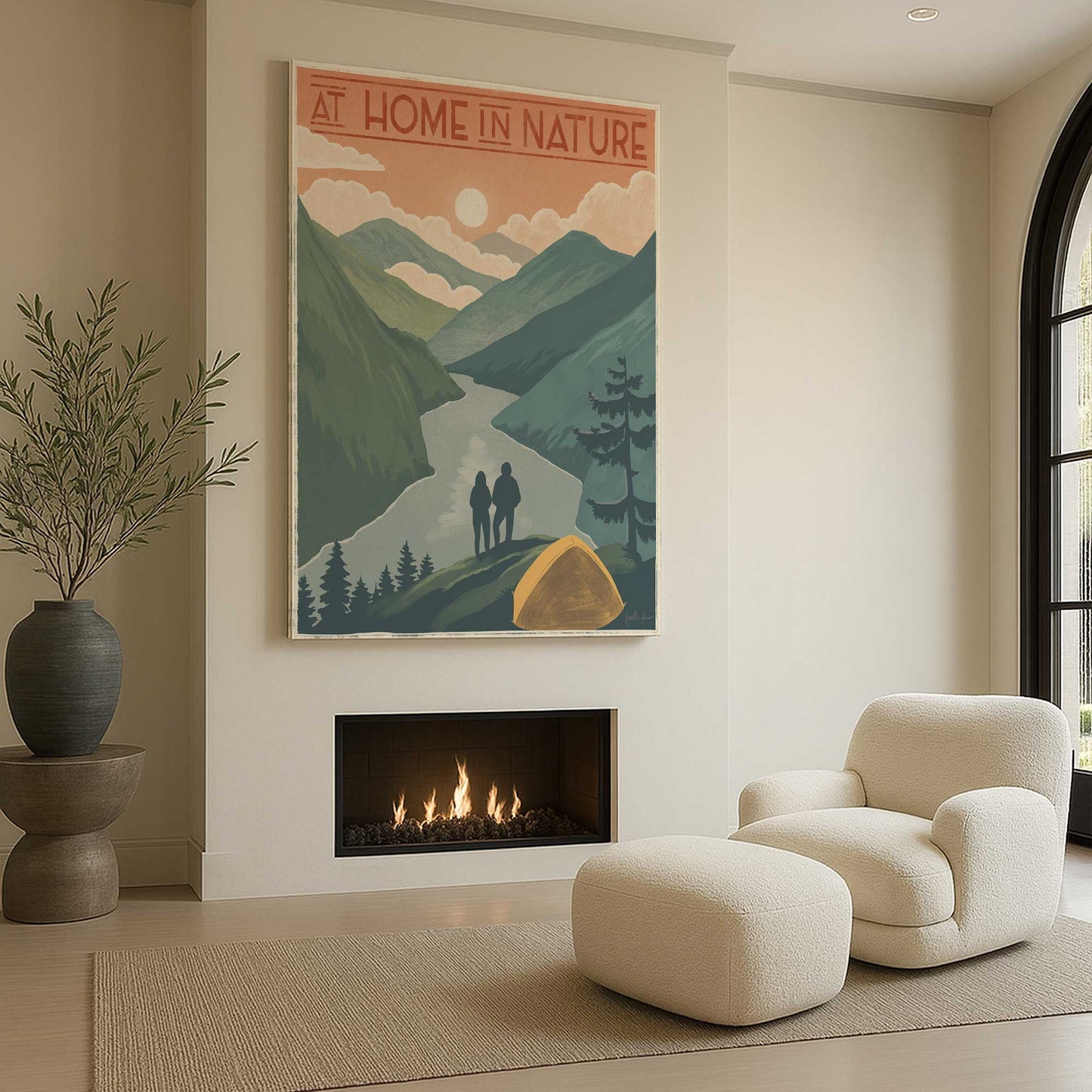 [LIFESTYLE], art hanging in a room