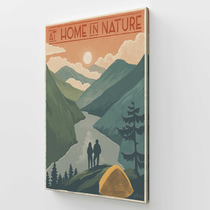 [Color:Stretched Canvas], Picture of art at an angle