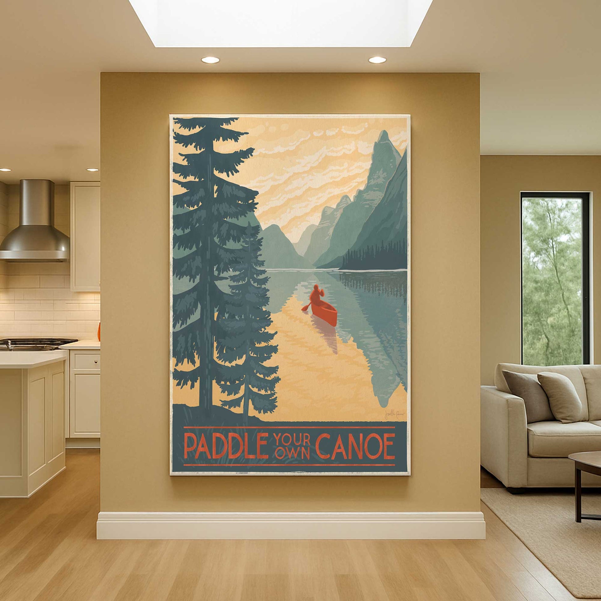 [LIFESTYLE], art hanging in a room