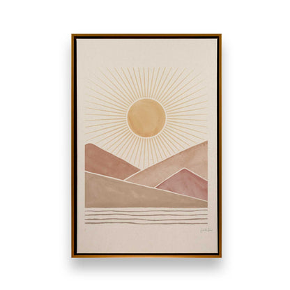 [Color:Polished Gold] Picture of art in a Polished Gold frame