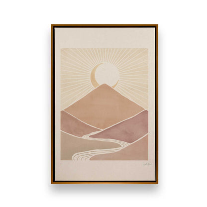 [Color:Polished Gold] Picture of art in a Polished Gold frame