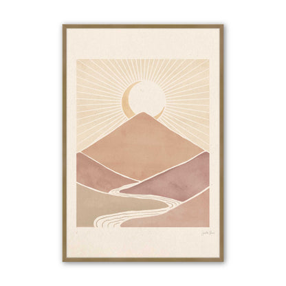 [Color:Brushed Gold], Picture of art in a Brushed Gold frame