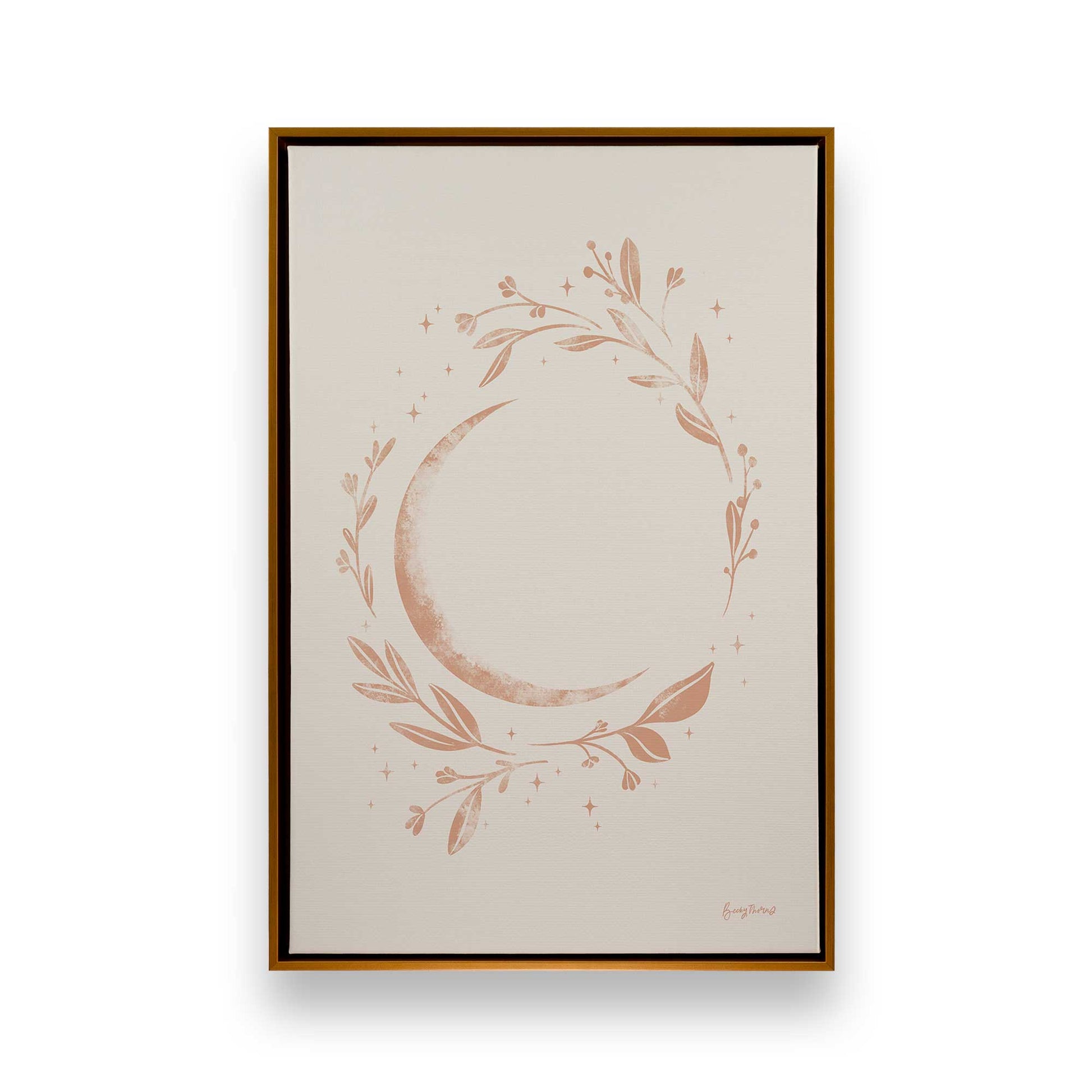 [Color:Polished Gold] Picture of art in a Polished Gold frame