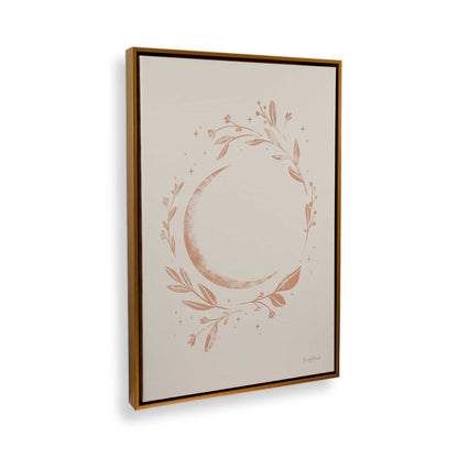 [Color:Polished Gold] Picture of art in a Polished Gold frame at an angle