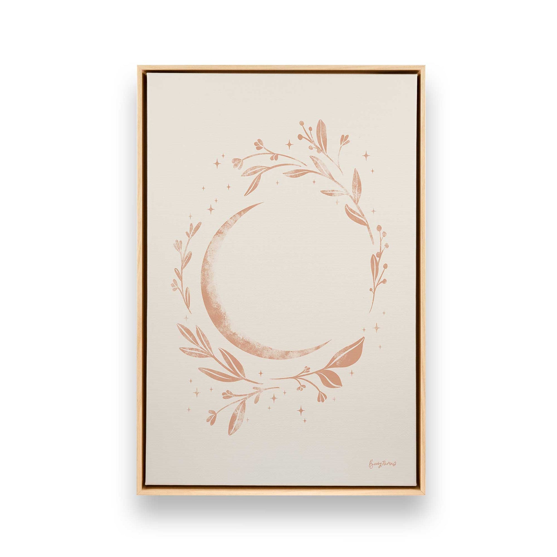 [Color:American Maple] Picture of art in a American Maple frame