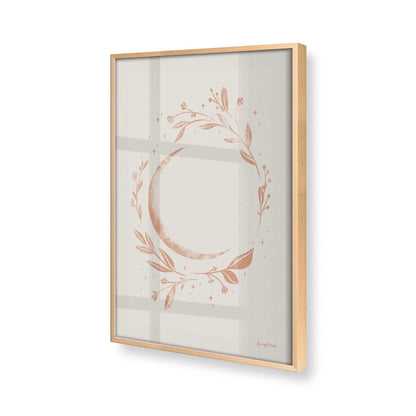 [Color:Raw Maple], Picture of art in a Raw Maple frame at an angle