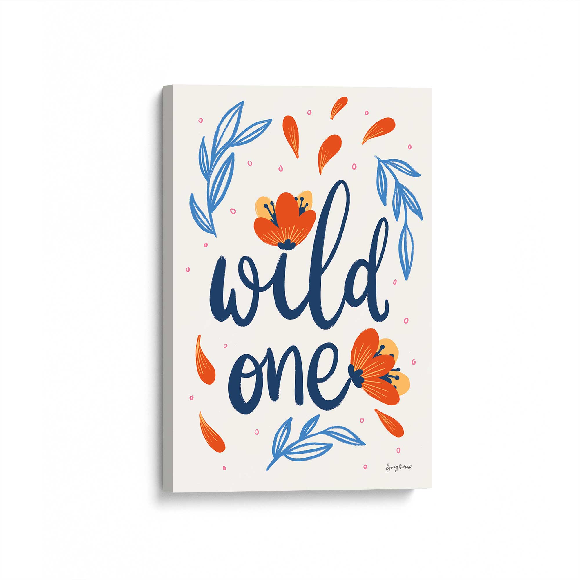 Wild Petals Print on Canvas