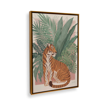 [Color:Polished Gold] Picture of art in a Polished Gold frame at an angle