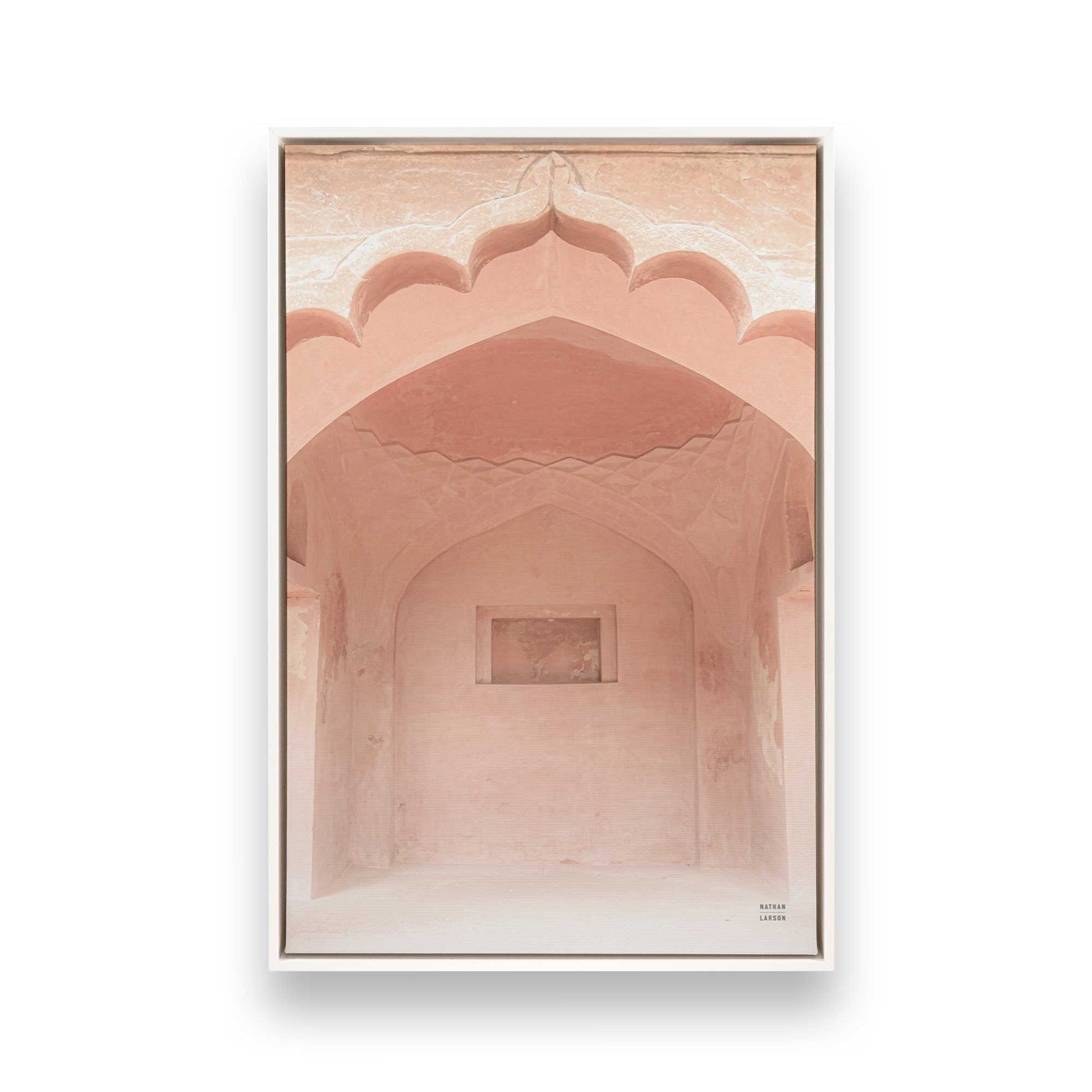 [Color:Opaque White] Picture of art in a White frame