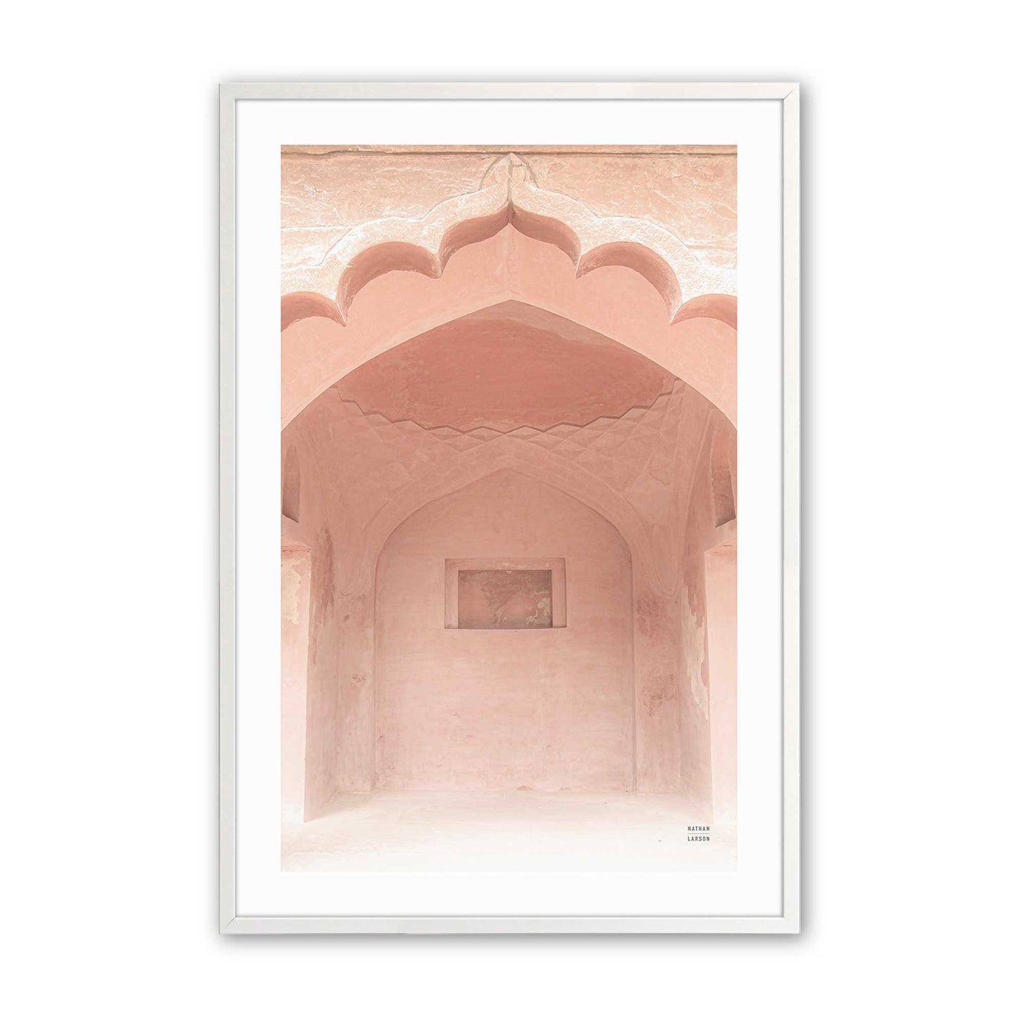 [Color:Opaque White], Picture of art in a Opaque White frame