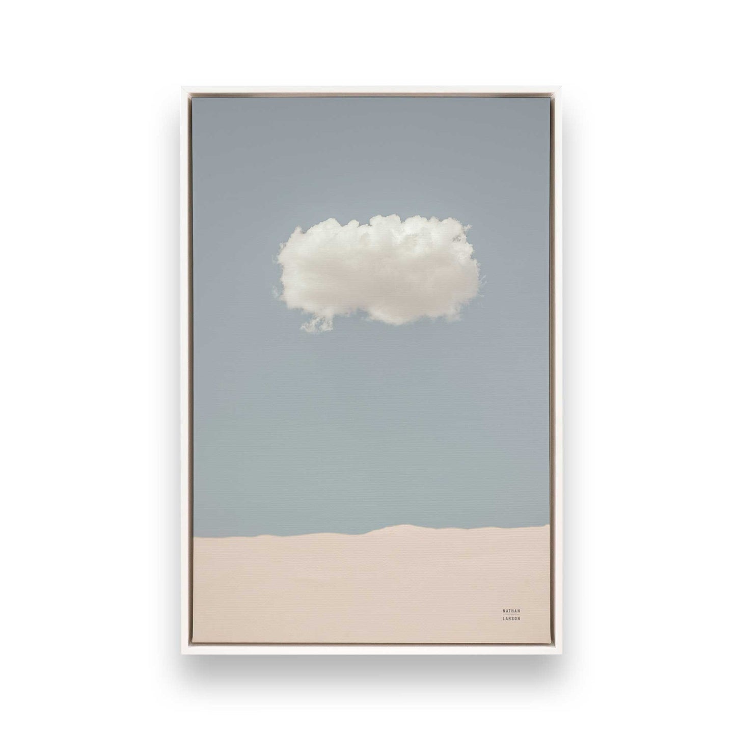 [Color:Opaque White] Picture of art in a White frame