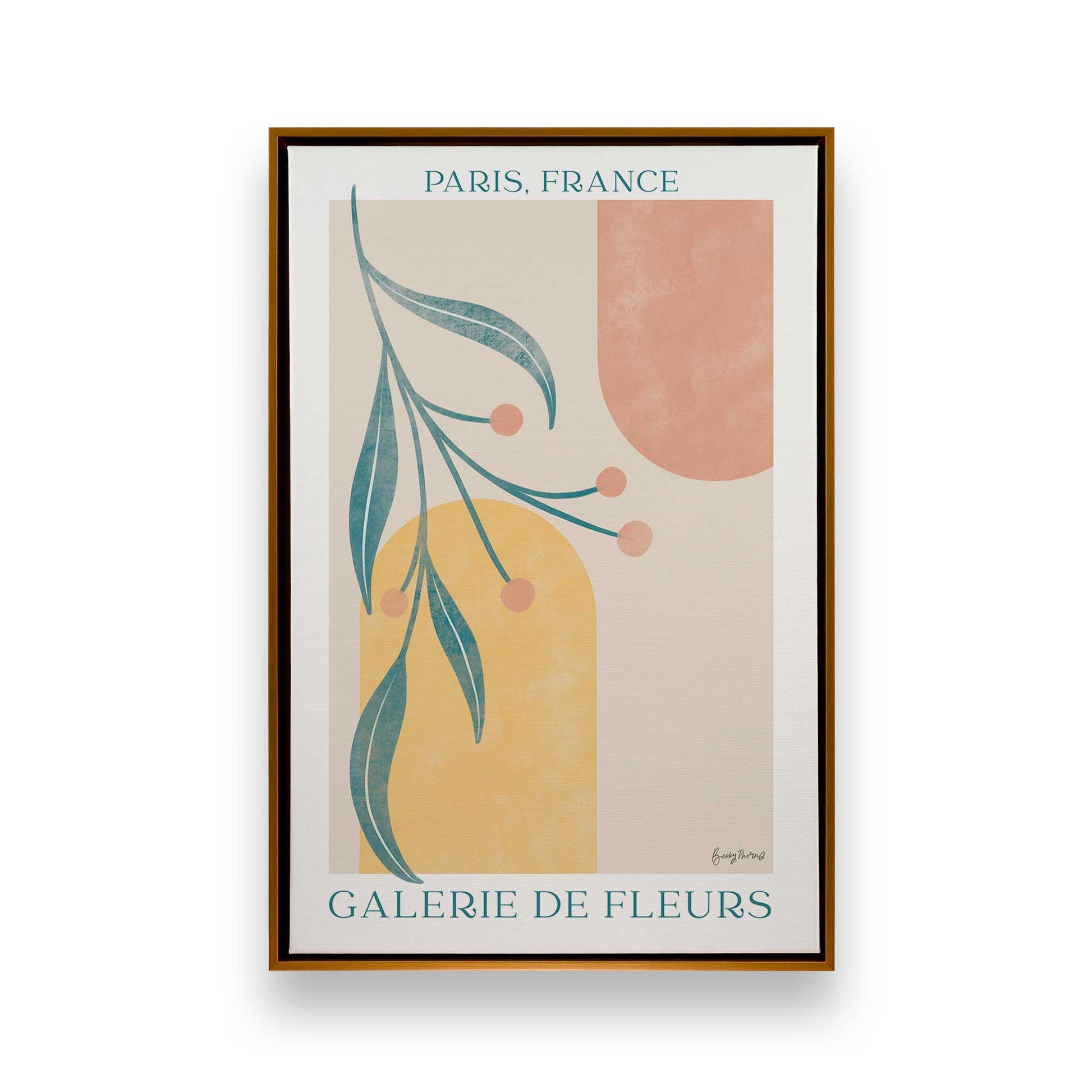 [Color:Polished Gold] Picture of art in a Polished Gold frame