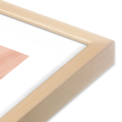 [Color:Raw Maple], Picture of art in a Raw Maple frame of the corner