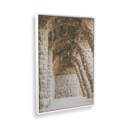 [Color:Opaque White] Picture of art in a White frame at an angle