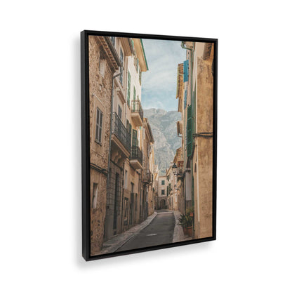 [Color:Satin Black] Picture of art in a Satin Black frame at an angle