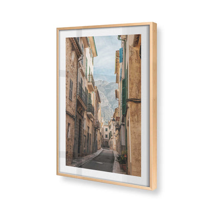 [Color:Raw Maple], Picture of art in a Raw Maple frame at an angle