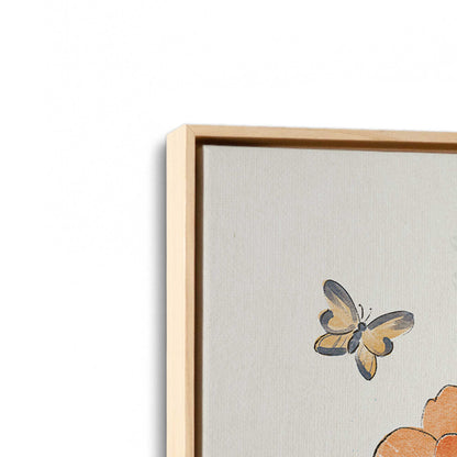 [Color:American Maple] Picture of art in a American Maple frame at an angle