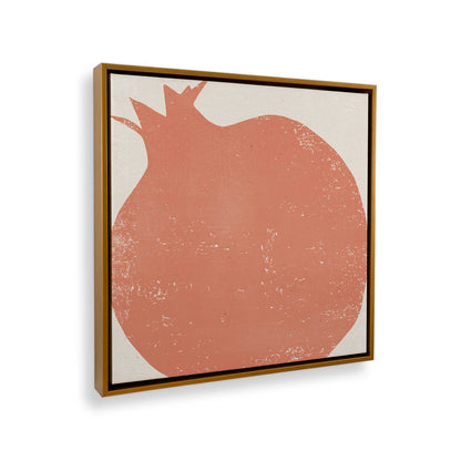 [Color:American Maple] Picture of art in a American Maple frame at an angle