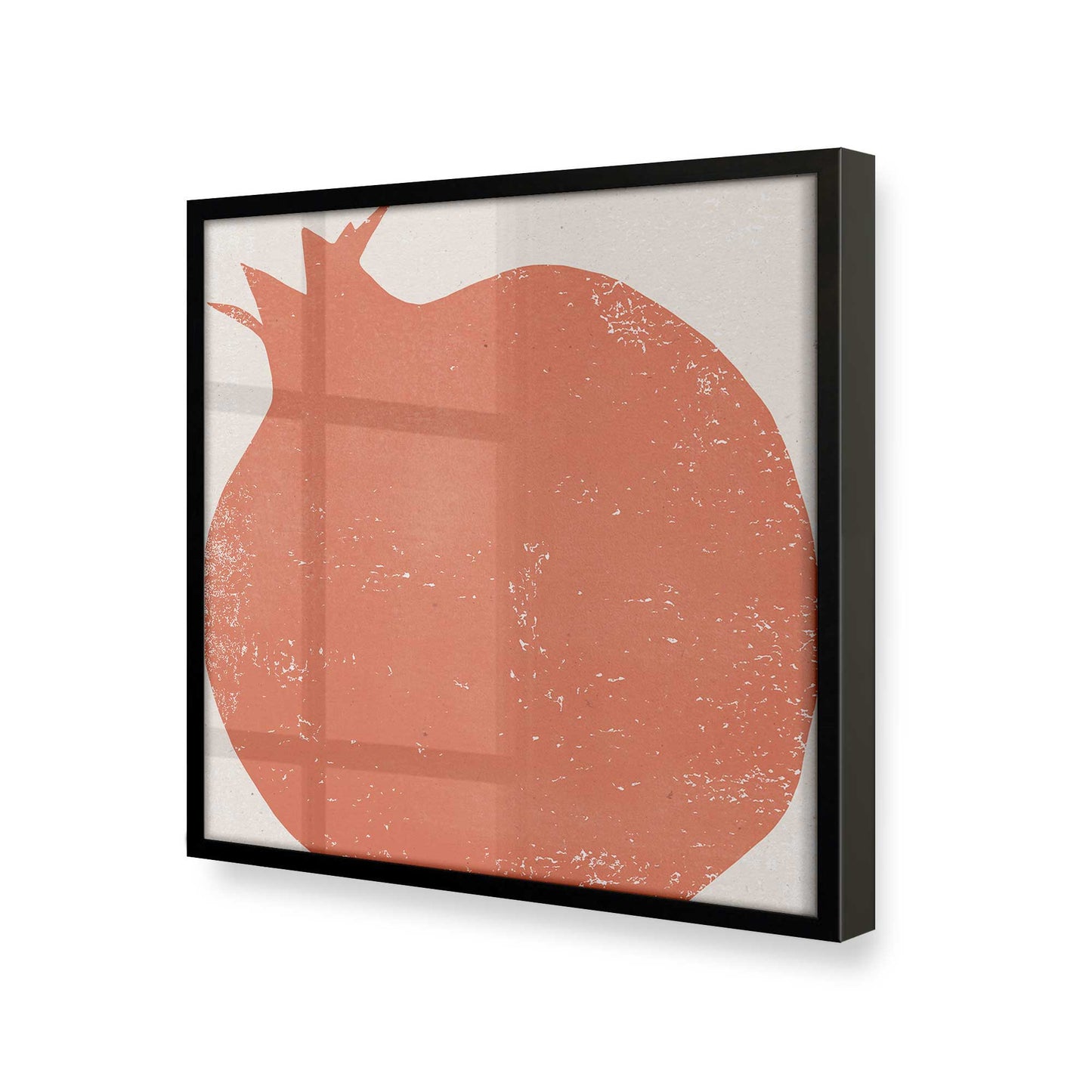 [Color:Satin Black], Picture of art in a Satin Black frame at an angle