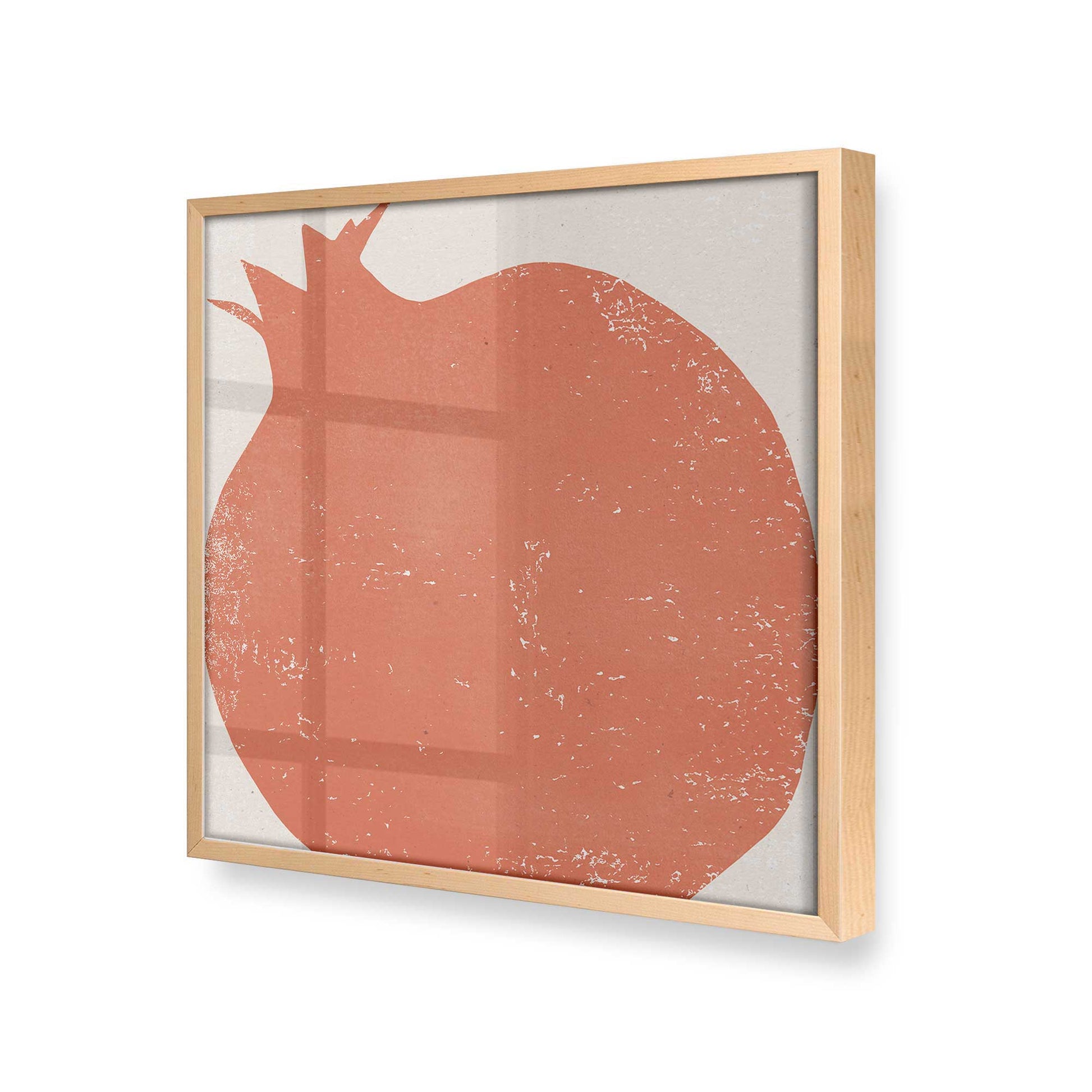 [Color:Raw Maple], Picture of art in a Raw Maple frame at an angle