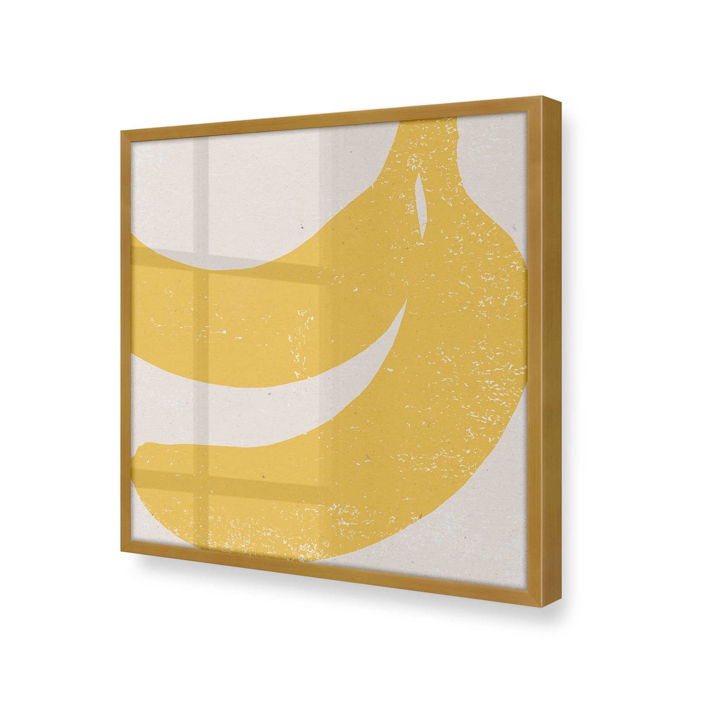 [Color:Polished Gold], Picture of art in a Polished Gold frame at an angle