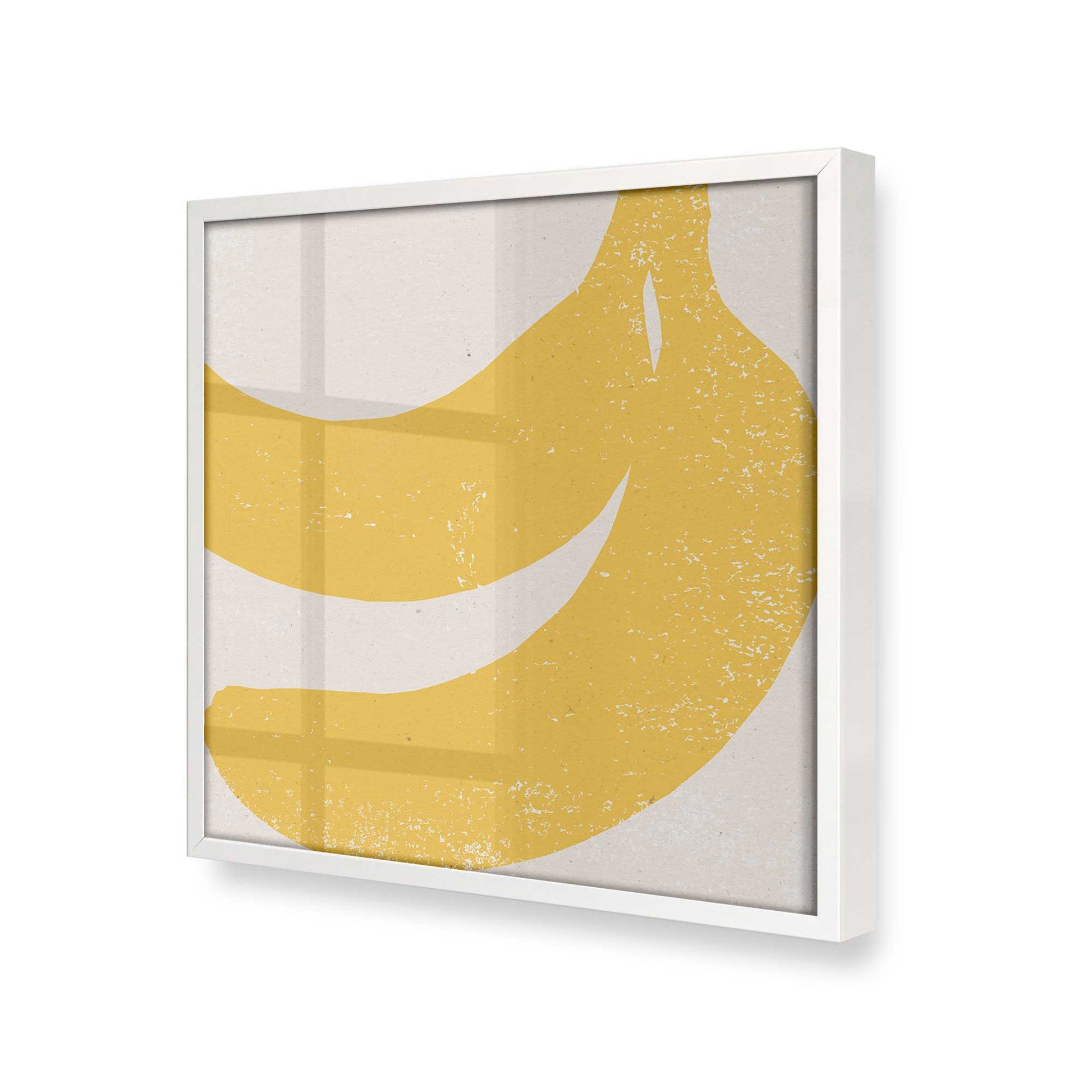 [Color:Opaque White], Picture of art in a Opaque White frame at an angle