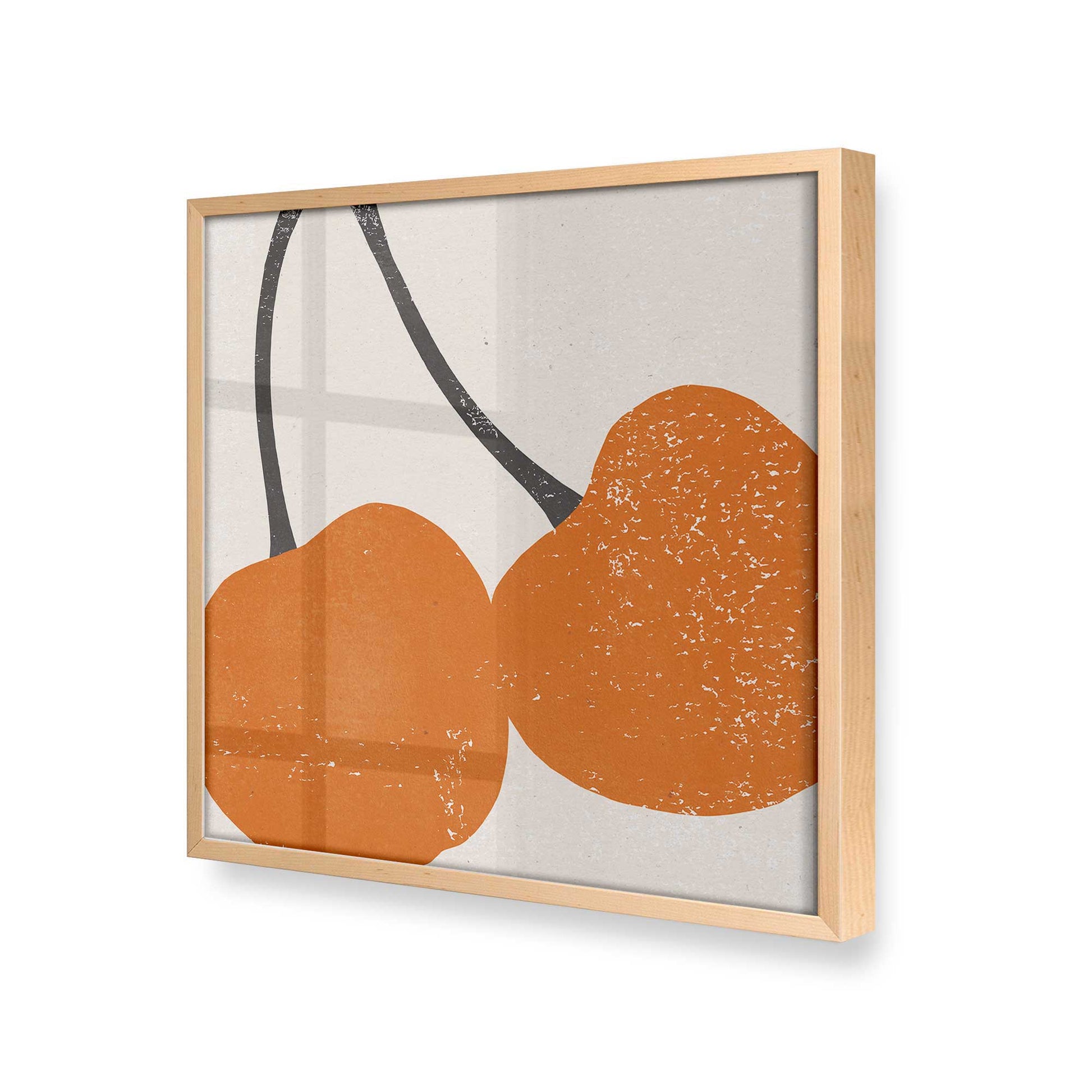 [Color:Raw Maple], Picture of art in a Raw Maple frame at an angle