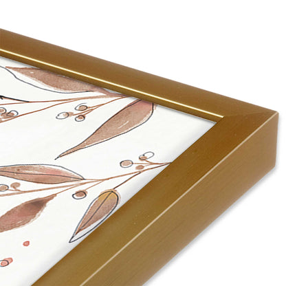 [Color:Polished Gold], Picture of art in a Polished Gold frame of the corner