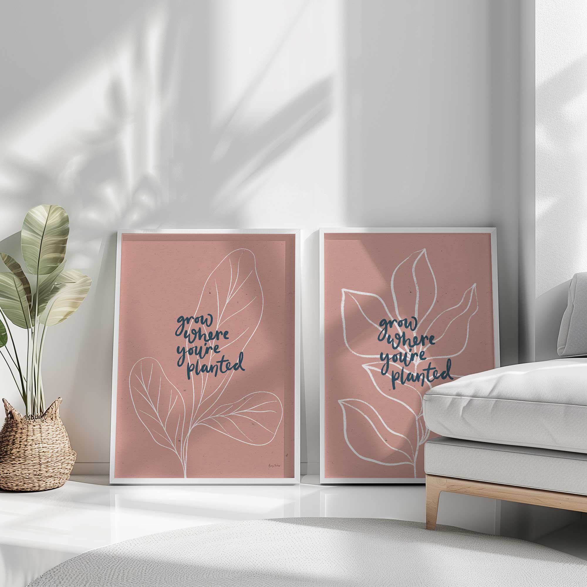 Rooted in Strength Set of 2 Prints – Frametolia.