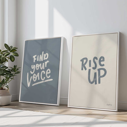 Rise Up, Set of 2 Print on Canvas