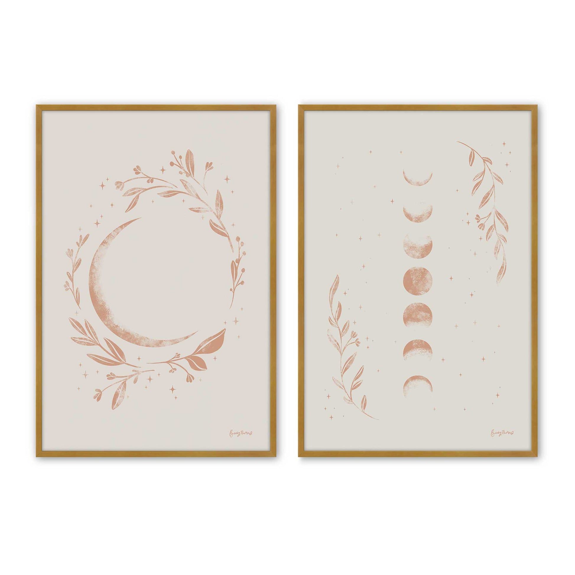 [Color:Polished Gold] Picture of art in a Polished Gold frame