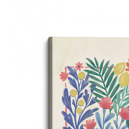 Tropical Floral Delight Duo, Set of 2 Print on Canvas