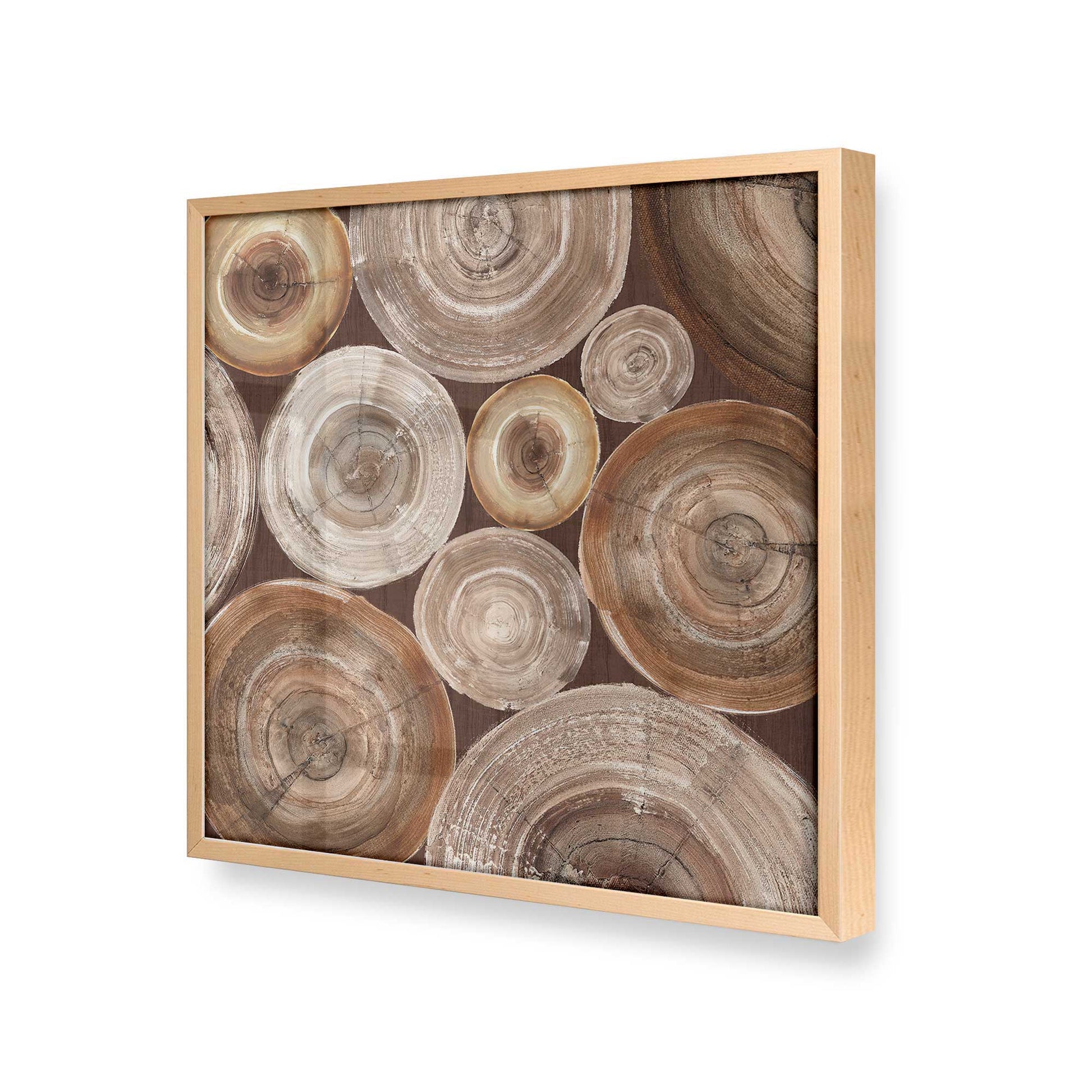 [Color:Raw Maple], Picture of art in a Raw Maple frame at an angle