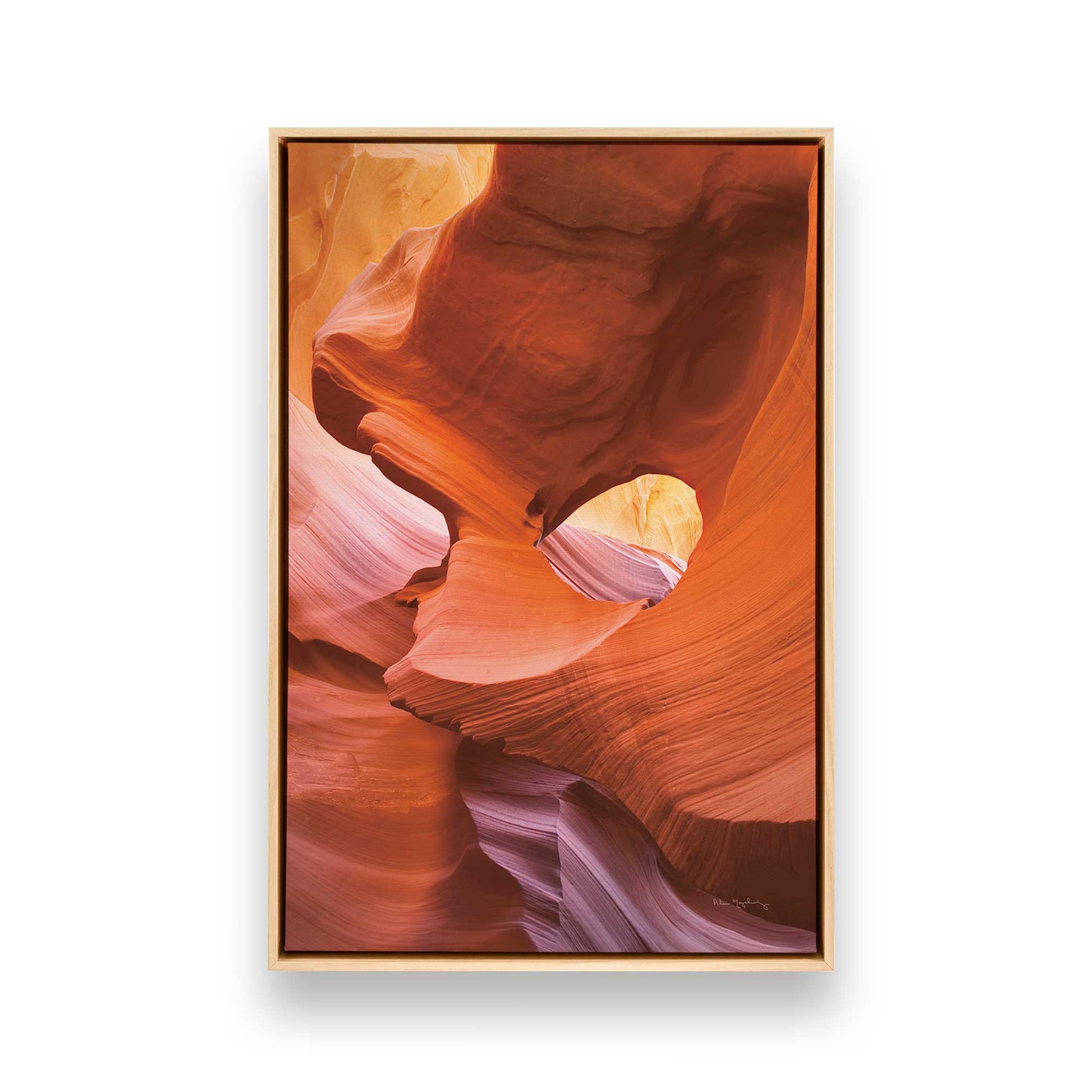 [Color:American Maple], Picture of art in a American Maple frame