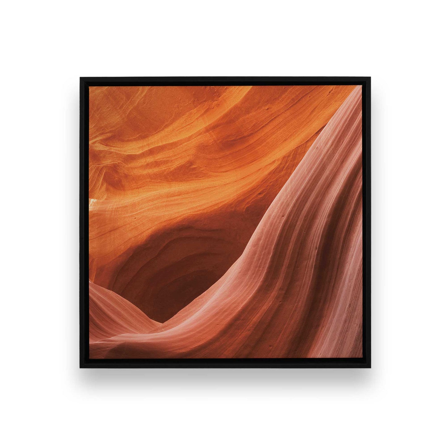 [Color:Satin Black], Picture of art in a Satin Black frame