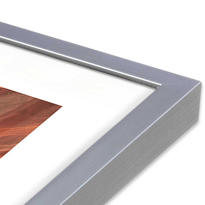 [Color:Polished Chrome], Picture of art in a Polished Chrome frame at an angle