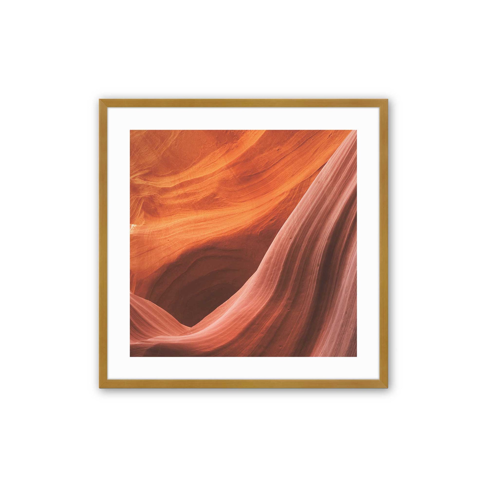 [Color:Polished Gold], Picture of art in a Polished Gold frame